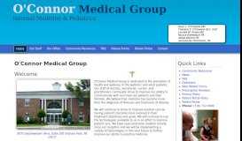 
							         O'Connor Medical Group Internal Medicine and Pediatrics								  
							    