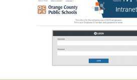 
							         OCPS Intranet - Orange County Public Schools								  
							    