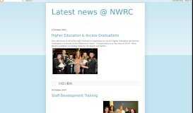 
							         October 2014 - Latest news @ NWRC								  
							    