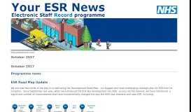 
							         October 2017 - Your ESR News								  
							    