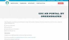 
							         ODC/Greenshades Portal - Open Door Center								  
							    