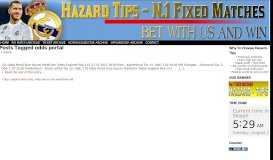 
							         odds portal Archives - Fixed Matches Today 2-1 1-2 - hazard tips								  
							    
