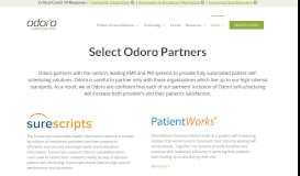 
							         Odoro Partners, Leader in Digital Patient Access | Odoro								  
							    