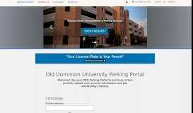 
							         ODU Parking Portal								  
							    