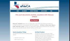 
							         Odyssey eFileCA | Court E-Filing Solution for California								  
							    
