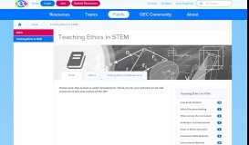 
							         OEC - Teaching Ethics in STEM - Online Ethics Center								  
							    