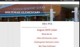 
							         OES PTA - Ooltewah Elementary School								  
							    