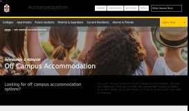 
							         Off Campus Accommodation | UNSW Accommodation								  
							    