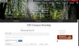 
							         Off-Campus Housing | Bastyr University								  
							    