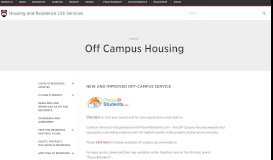 
							         Off Campus Housing - Carleton Housing - Carleton University								  
							    