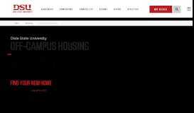 
							         Off Campus Housing - Dixie State University :: Housing								  
							    