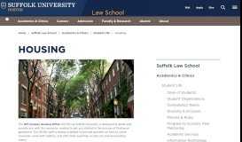 
							         Off-Campus Housing - Housing - Suffolk University								  
							    