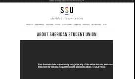 
							         Off-Campus Housing — Sheridan Student Union								  
							    
