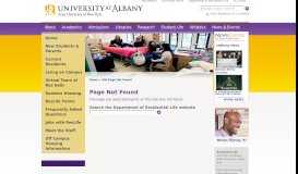 
							         Off-Campus Housing - University at Albany - SUNY -								  
							    