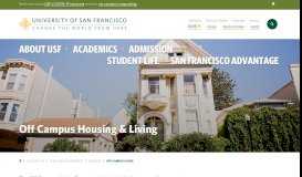 
							         Off-Campus Housing | University of San Francisco								  
							    