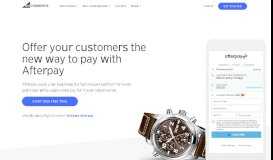 
							         Offer instalment plans at checkout with Afterpay | BigCommerce								  
							    