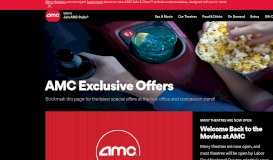 
							         Offers and Promotions - AMC Theatres								  
							    