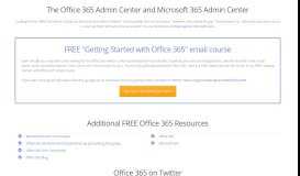 
							         Office 365 Admin Portal – Resources to help you as an Office 365 ...								  
							    