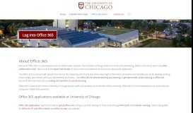 
							         Office 365 | All about Office 365 at the University of Chicago!								  
							    