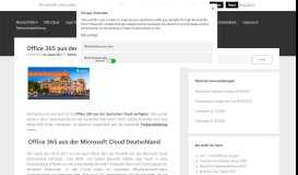 
							         Office 365 aus der Deutschen Cloud - RaKöllner								  
							    