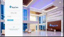 
							         Office 365 - Baycare iconnect Portal								  
							    