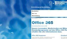 
							         Office 365 – Bildungszentrum Zürichsee BZZ								  
							    