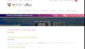 
							         Office 365 - CITDS - Unimas								  
							    