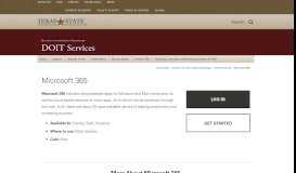
							         Office 365 : DOIT Services : Texas State University								  
							    