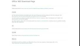 
							         Office 365 Download Page								  
							    