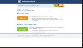 
							         Office 365 Email | The University of Edinburgh								  
							    