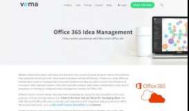 
							         Office 365 Ideation - Integrate Viima with your Favorite Microsoft Tools								  
							    
