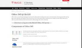 
							         Office 365 @ McGill | IT Services - McGill University								  
							    