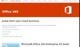 
							         Office 365 - Microsoft Partner Network								  
							    