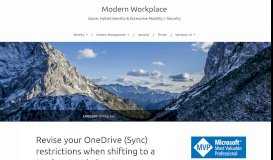 
							         Office 365 – Modern Workplace								  
							    