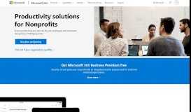 
							         Office 365 Nonprofit - Microsoft Office								  
							    