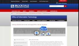 
							         Office 365 Overview - Brookdale Community College								  
							    