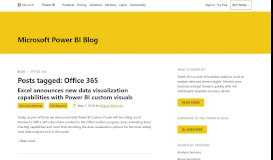 
							         Office 365 - Power BI - Microsoft								  
							    
