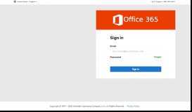 
							         Office 365 - Sign In - GoDaddy								  
							    
