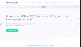 
							         Office 365 User Portal Beta - MessageOps								  
							    