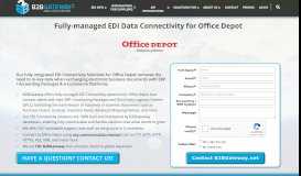 
							         Office Depot Fully-managed EDI | B2BGateway								  
							    
