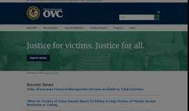 
							         Office for Victims of Crime (OVC)								  
							    