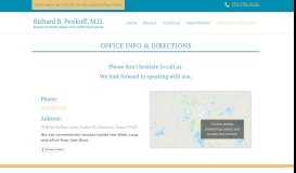 
							         Office Info & Directions - Richard B. Pesikoff, M.D. - Dr. Pesikoff								  
							    