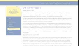 
							         Office Information - St. Clair Allergy and Asthma Center, PLLC								  
							    