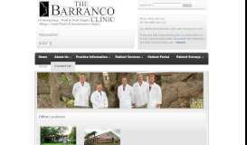 
							         Office Locations | Barranco Clinic								  
							    