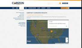 
							         Office Locations - Corizon Correctional Healthcare								  
							    
