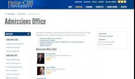 
							         Office of Admissions - Briar Cliff								  
							    