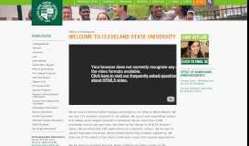 
							         Office of Admissions | Cleveland State University								  
							    