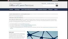 
							         Office of Career Services - Harvard University								  
							    