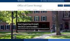 
							         Office of Career Strategy | Yale University								  
							    