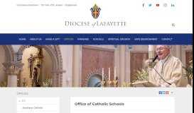 
							         Office of Catholic Schools | Roman Catholic Diocese of Lafayette ...								  
							    